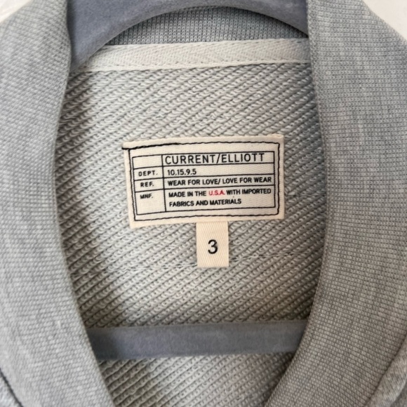 NWT Current/ElliottThe Classic Varsity jacket size 3 Large - Picture 3 of 8